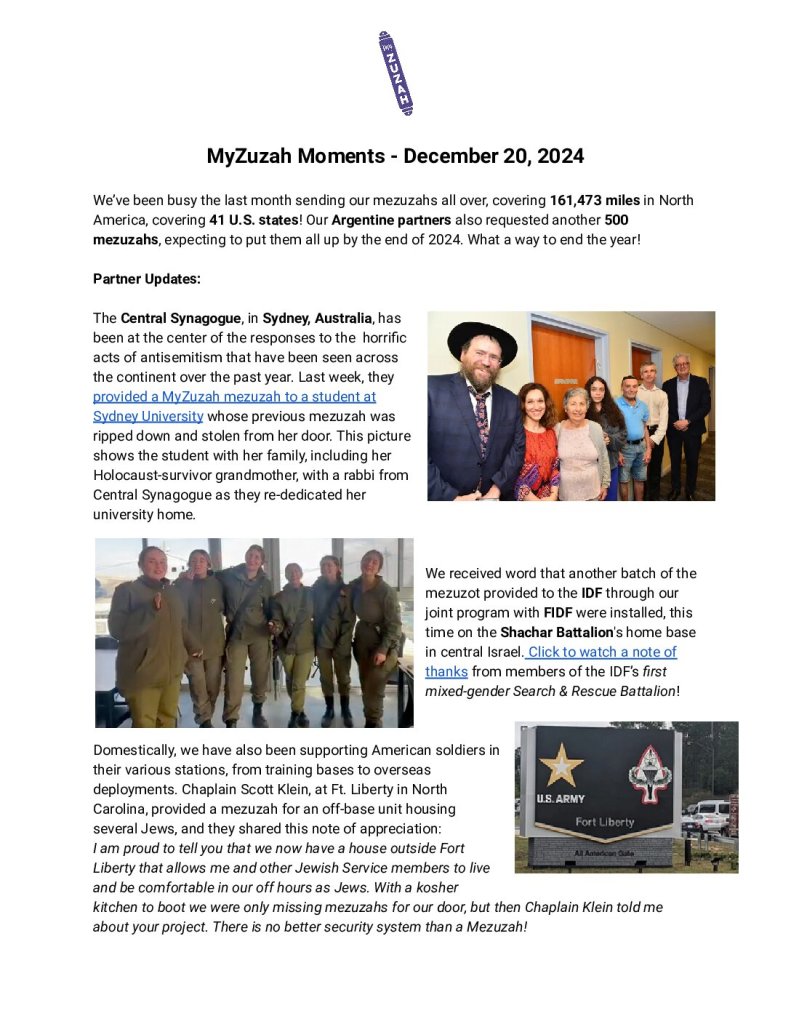 thumbnail of MyZuzah Moments – December 20, 2024